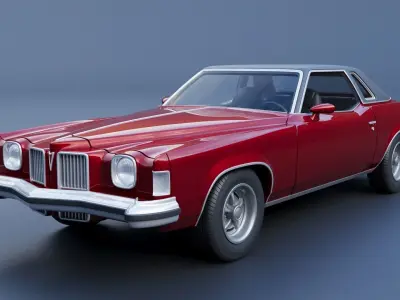 Pontiac Grand Prix 1973 3D print model