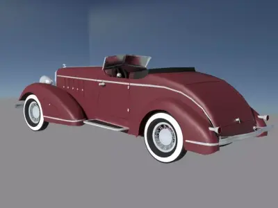1932 Chrysler Imperial  3D model
