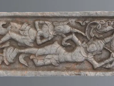 Wall Decoration Low-poly 3D model