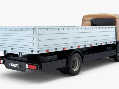 Truck Medium-Duty v 1 3D model