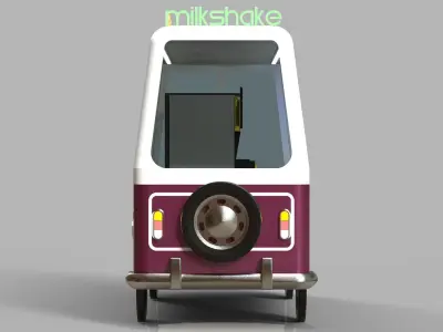 Mobile Sales Van 3D model