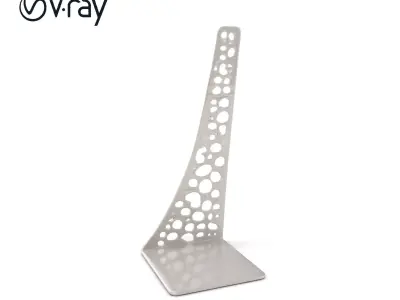Sculptural Display Stand Model Pack Low-poly 3D model