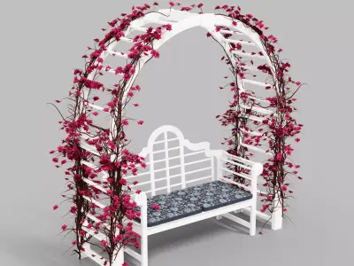 Bougainvillea - Gate Garden 3D model