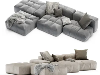 Arravanti Sofa tufty 3D model