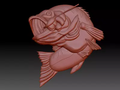 Fishing 3D print model buy