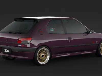 Peugeot 306 S16 3D model