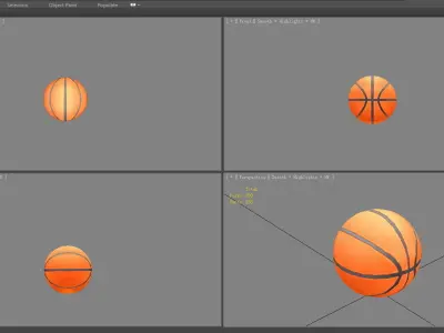 A basketball Low-poly 3D model purchase