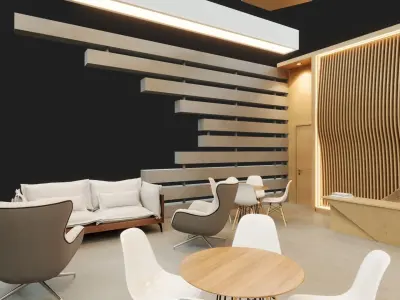 Exhibition Stand - 14m x 10m 3D model 3D model 3D model