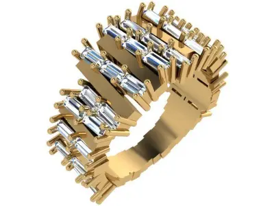 Luxury Ring 4791 3D print model