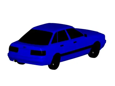Audi 1990 3D model