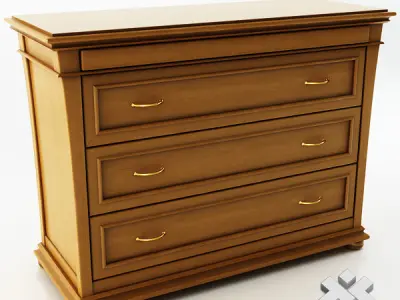 Chest of Drawers - Diamond 3D model