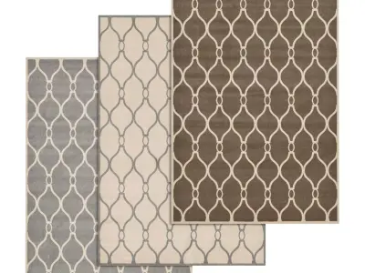 Rug Set 1959 3D model