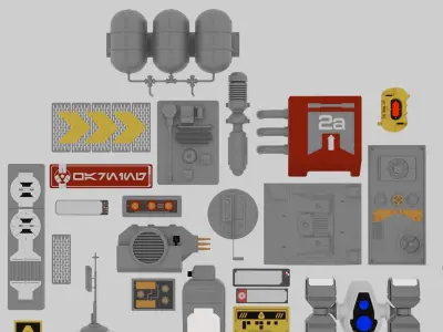 Star Wars Panel Pack 03 3D model