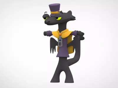 Hat Kid Toothless Smug Dancin 3D model