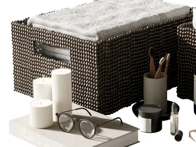 Bathroom Accessories 001 3D model