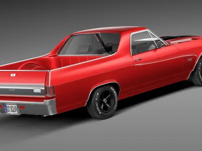 Chevrolet El Camino 1971 3D model
