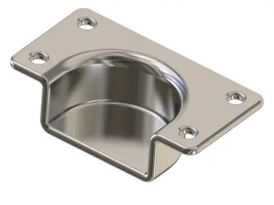 Furniture Roller Bracket 3D print model