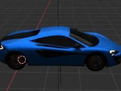 mclaren car 3D model