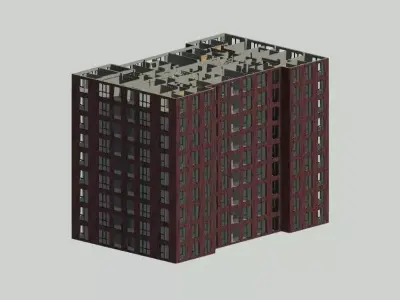 Apartment Modelling Revit 3D model
