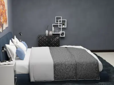 Bedroom bed 3D model