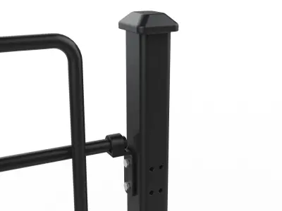 Fence Metal 02 3D model