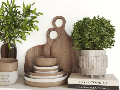 Kitchen Accessories 01 3D model