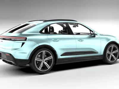 Porsche Macan 4 Turbo 2025 3D model