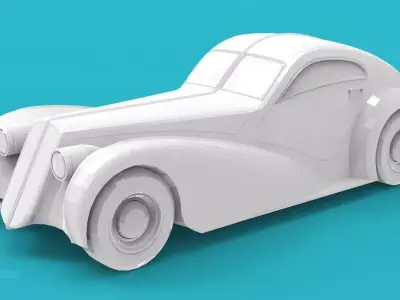 Car - TruffadeZ-Type 3D print model