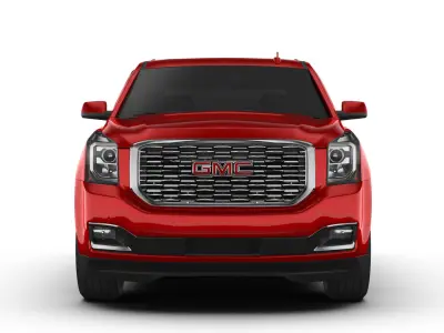 GMC Yukon SUV 2018 Low-poly 3D model