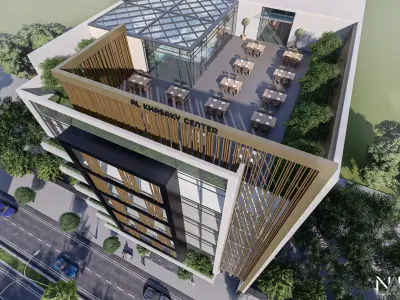 Office Building Exterior Design 3D model