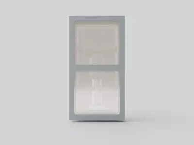 Boden Cradle Fixture Lamp Low-poly 3D model