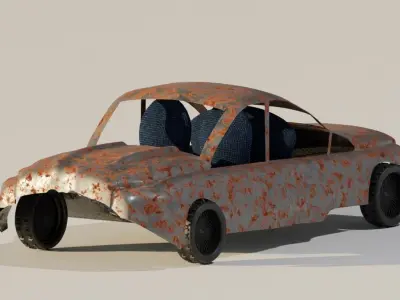 car 7 Low-poly 3D model