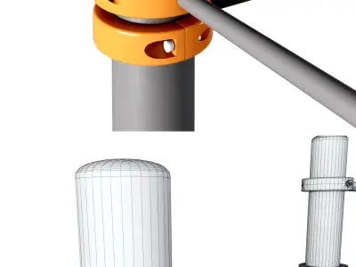 GYM workout set 3D model