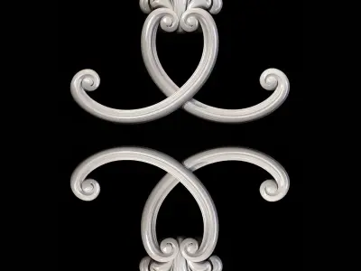 Classic carved 051 3D model