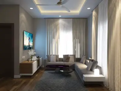 Restaurant Interior Design Project A94 DWG and Renders 3D model