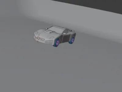 Chevrolet Corvette super car 3D model