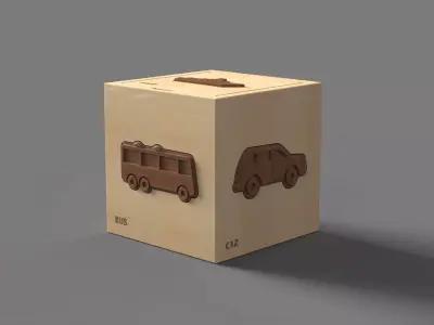 Puzzle Box traspostation 3D print model