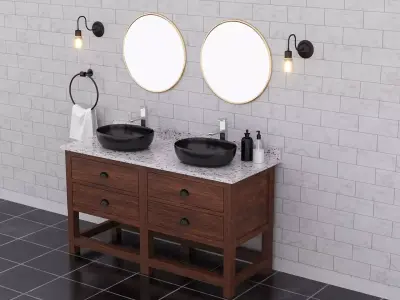 Bathroom vanity 3d model 3D model