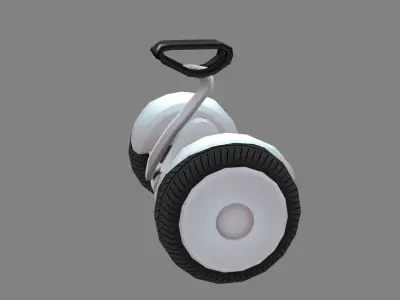 Balance bike Low-poly 3D model