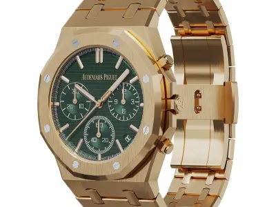 Audemars Piguet Royal Oak selfwinding Chronograph gold 3D model
