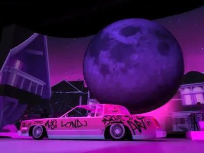 7 Rings Car - Sweetener World Tour Ariana Grande  3D model