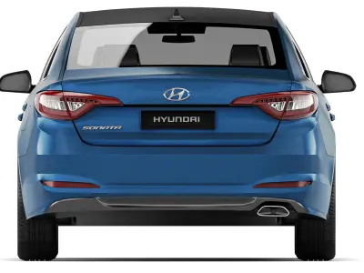 Hyundai Sonata LF 2014 3D model