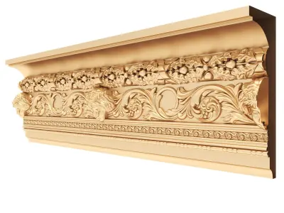 Ceiling Molding 1 - For CNC and Interior 3D model