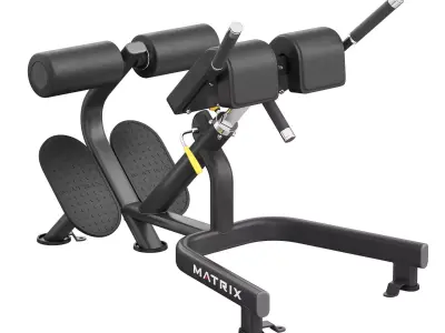 Magnum Back Extension Bench 3D model