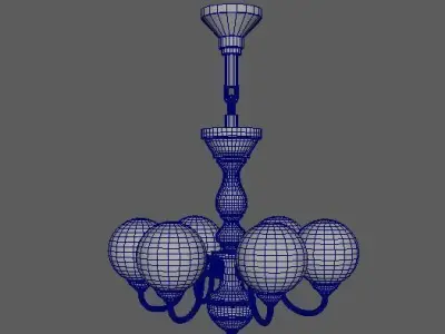 ceiling  light Low-poly 3D model