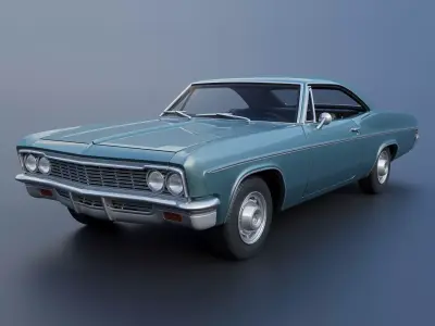 Chevrolet Impala 1966 3D print model