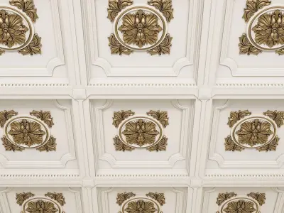 Decorative Ceiling Tile 3D model