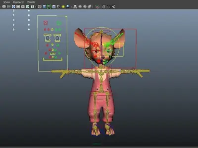 Chilly Character Free low-poly 3D model