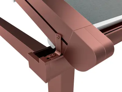 Motorized Pergola 2a antique copper matte 3D model