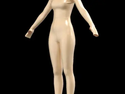 Women sportswear package 5 3D model